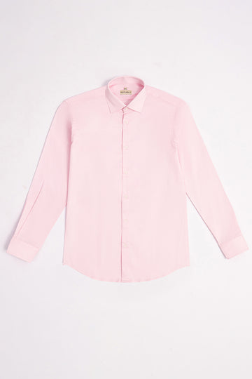 TAILORED FIT LIGHT PINK FORMAL SHIRT